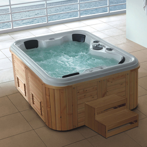 天然木裙大浴池WLS-8006
