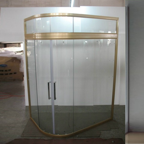 扇形简易钢化玻璃淋浴房EC-3498