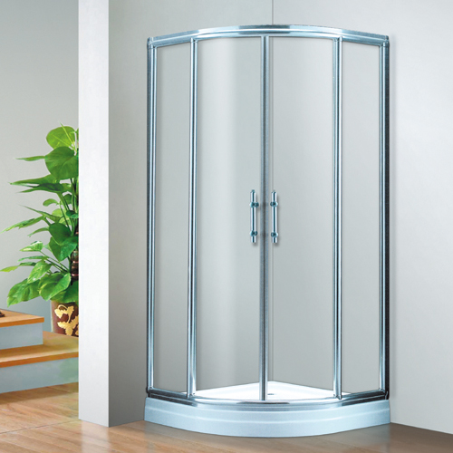 扇形简易淋浴房 高密度钢化玻璃EC-3408