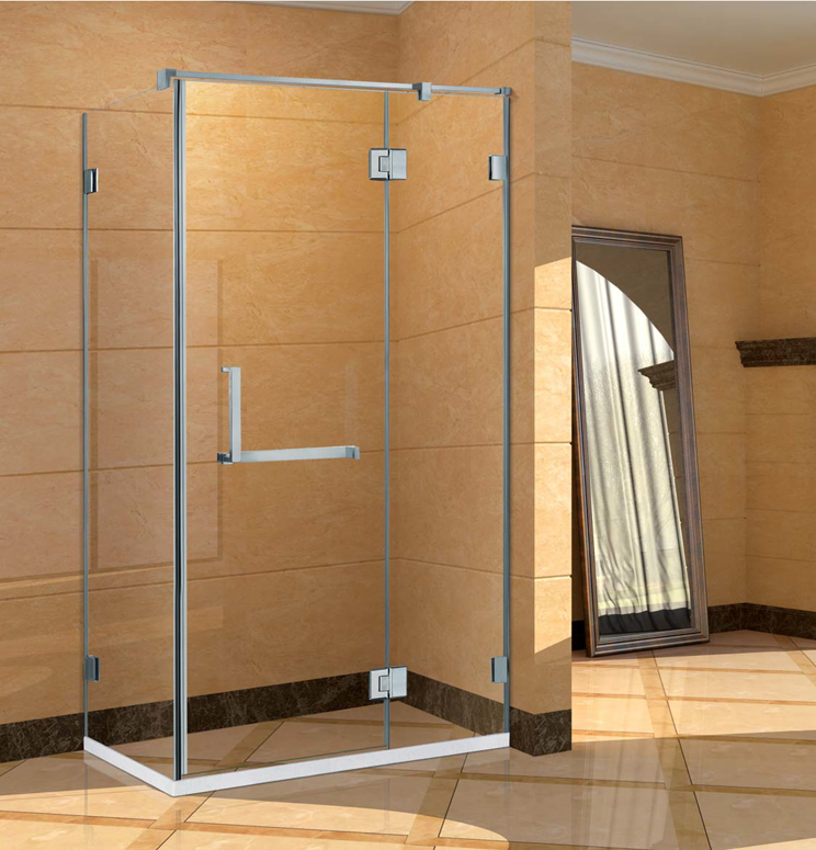 方形简易淋浴房 平开门工程淋浴房J-009