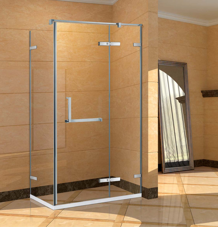 方形简易淋浴房 平开门工程淋浴房J-011
