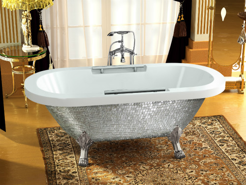 浴缸 欧式亚克力浴缸小浴盆 古典浴池独立式贵妃浴缸EC-840